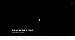Desktop Screenshot of brasserie-louis.com