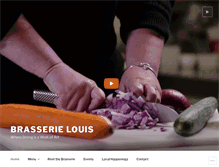 Tablet Screenshot of brasserie-louis.com